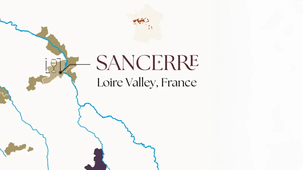 sancerre wine map
loire valley france